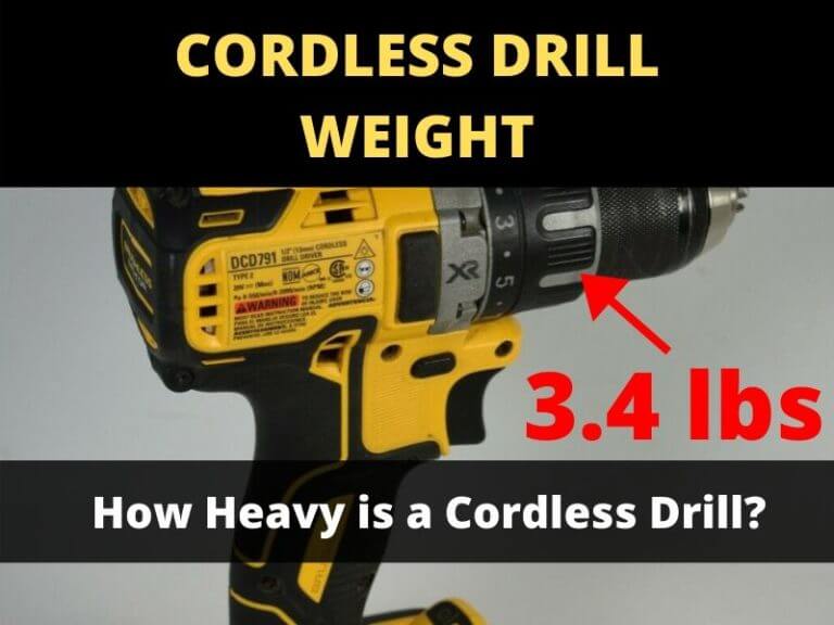 How Much Does a Cordless Drill Weight? ToolsOwner
