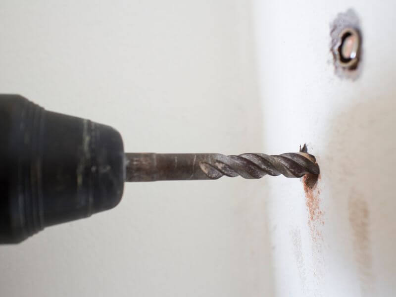 How Do You Make A Hole In The Wall For A Cable?